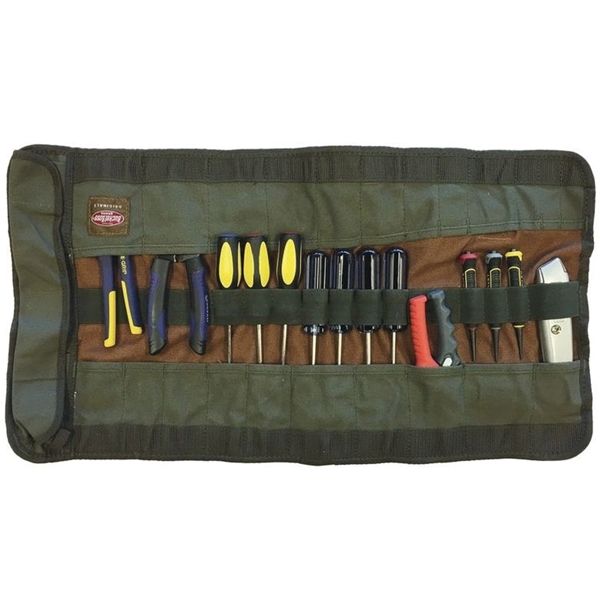 Original Series Tool Roll Bag, 26 in W, 14-1/2 in H, 25-Pocket