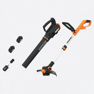 Trimmer and Turbine Blower Combo Kit, Battery Included, 20 V