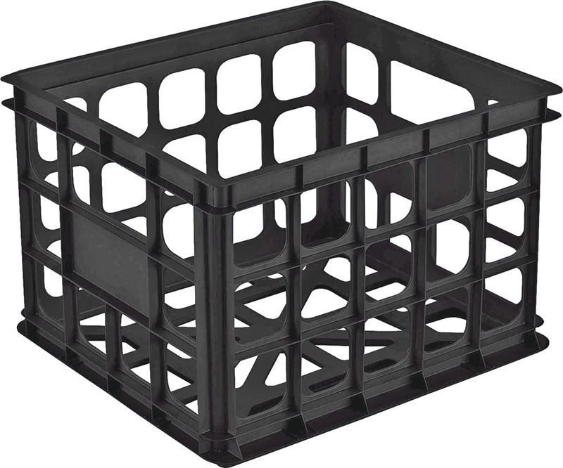 Shop Sterilite Black Crate 15x13x10 at Ashby Lumber TOOL STORAGE