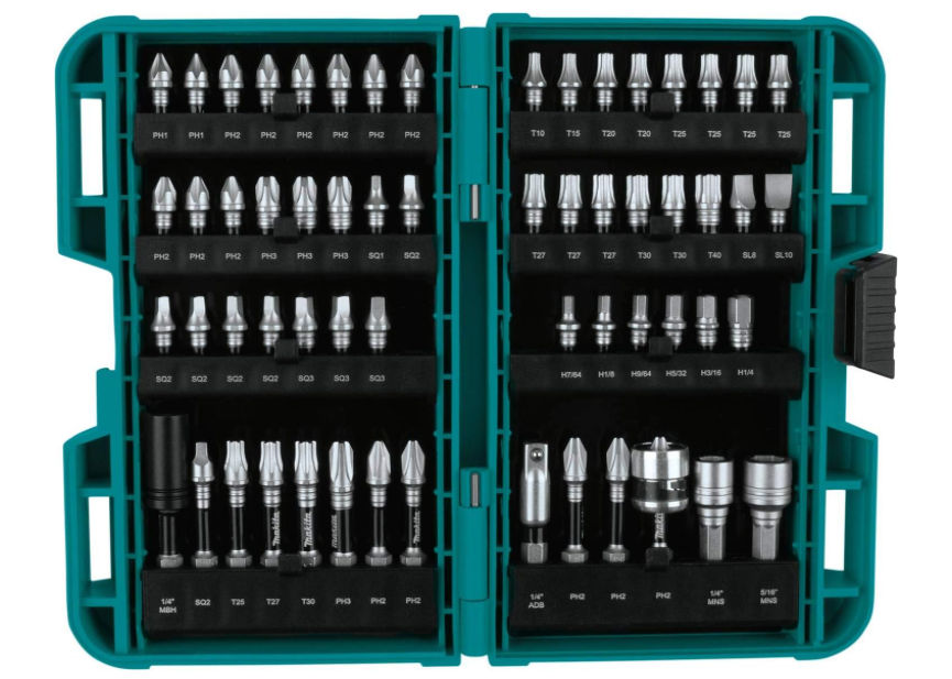 Makita Impact XPS Bit Set 45pc at Ashby Lumber | Milwaukee Bit Sets