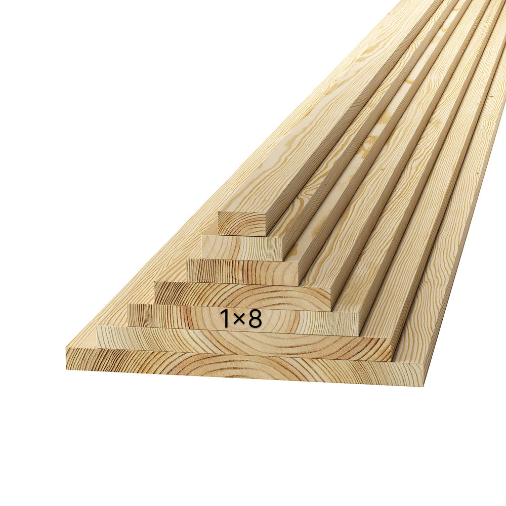 1 x 8 x 8 #2 S4S Yellow Pine at Tahlequah Lumber | 1x Yellow Pine (#2)