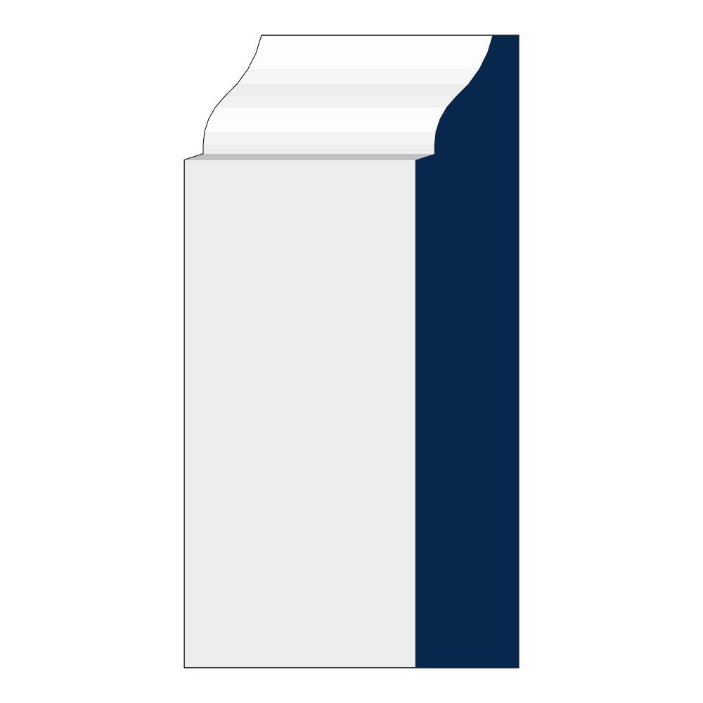 LF WM-623 Base 9/16x3-1/4 Finger-Joint 16' Primed at Blackland Building ...