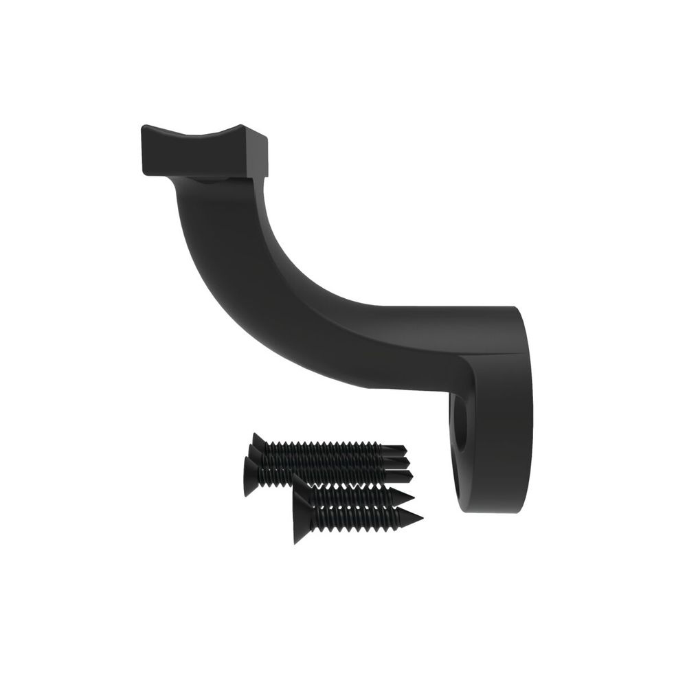 Black Aluminum Ada Handrail Mounting Bracket At Gr Mitchell Inc 