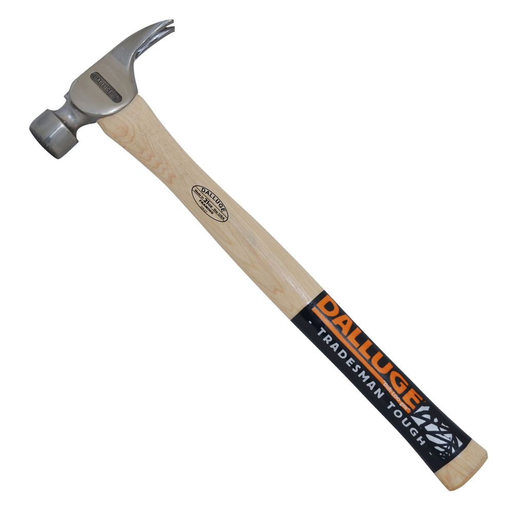 Dalluge 21 Oz Framing Hammer With Magnetic Nail Holder Straight