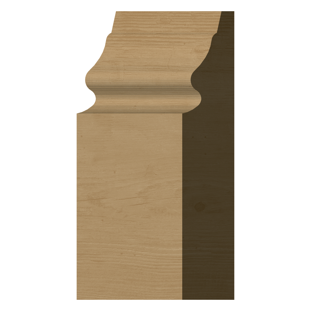 Shop LF 5/8 x 31/4 Kingston Base FJ 16' at Cassity Jones Mouldings