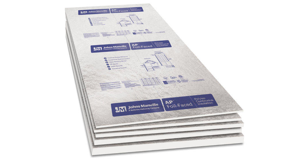 1 in. x 4 x 8 JM Ap Foil R-Value 6.0