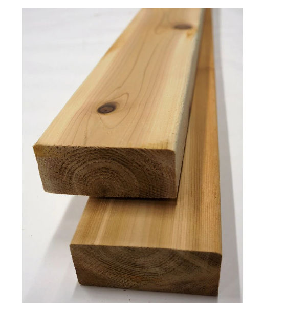 2x4x16' Western Red Cedar STK S4S Square at Mountain View Building