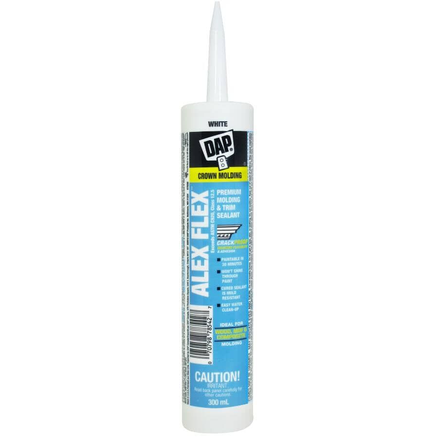 Shop DAP Alex Flex Premium Molding & Trim Latex White Sealant 300 ml