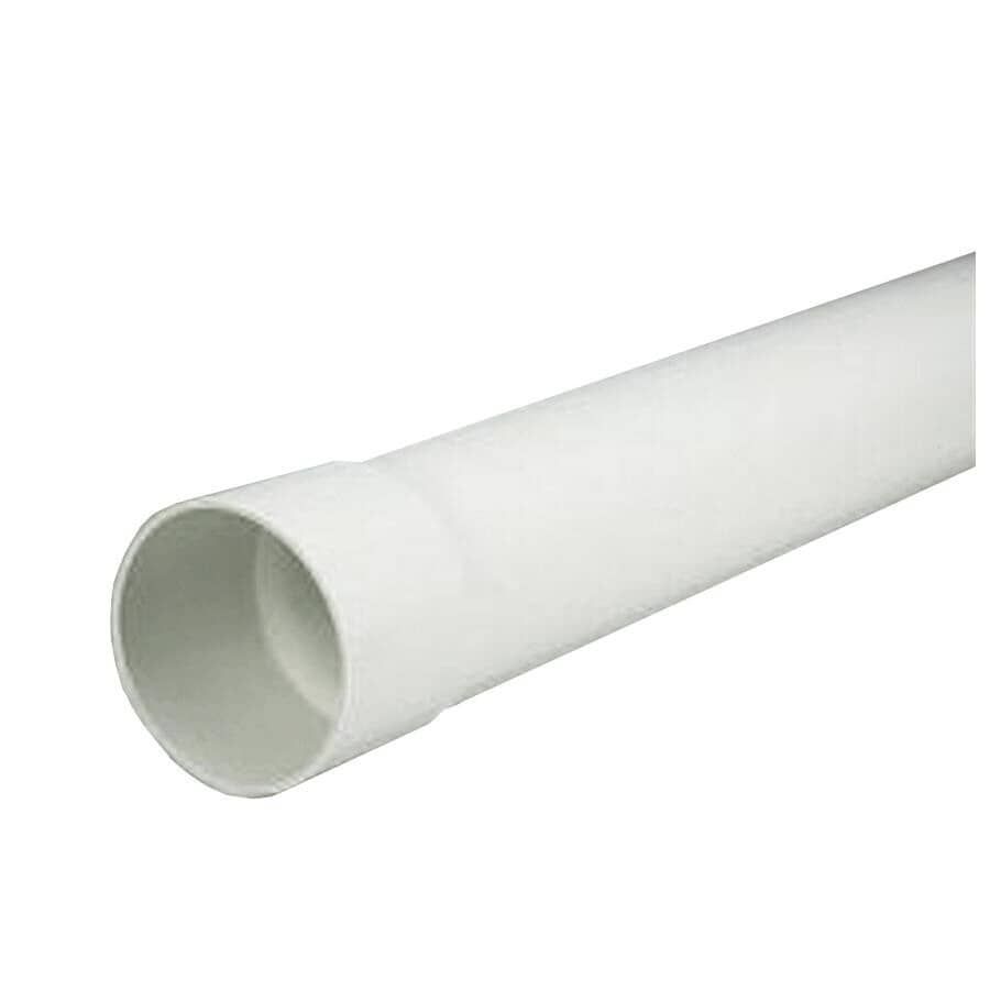 Shop Solid PVC Sewer Pipe 3x10" at New Canadians Lumber Pipes