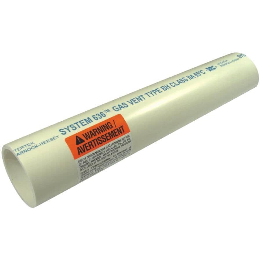 Shop IPEX 2" x 10" System 636 Gas Venting PVC Pipe at New Canadians