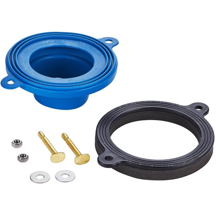 Shop Fluidmaster Wax Free Toilet Gasket With Bolts at New Canadians