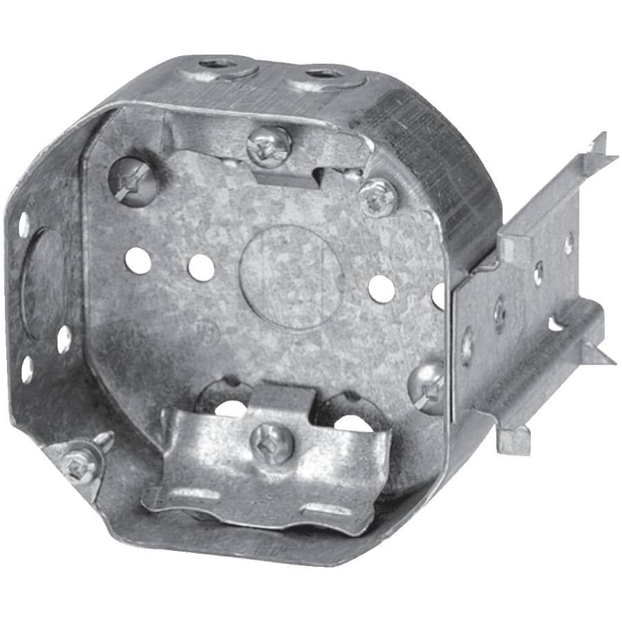 Iberville 11/2" Octagon Wiring Box with Bracket at New Canadians