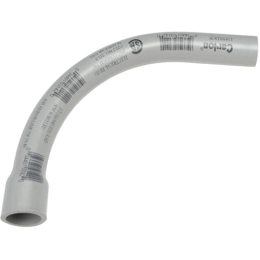 Carlon 1/2 Inch Flexible 0-90 Degree PVC Flex Elbow - Almandoz Hardware - View #5