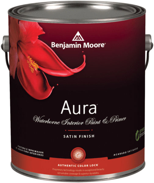 Shop Benjamin Moore Aura Paint Satin, 3.79 L at New Canadians Lumber