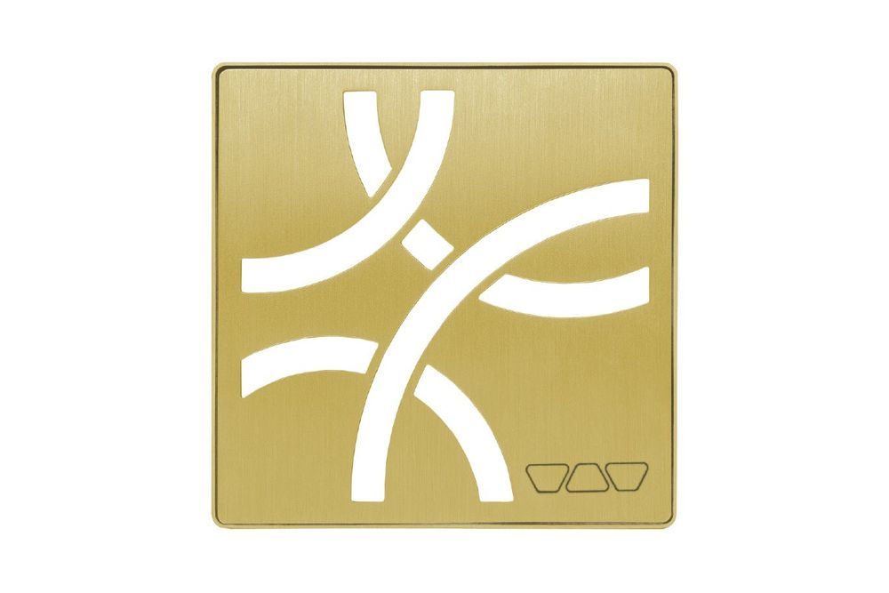 Schluter Kerdi Curve Brushed Stainless Steel Grate Assembly - KDIF4GRKEBD6