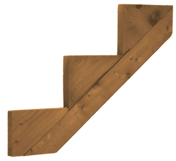 Plastic Step Stringers Step Stringers | Pressure Treated