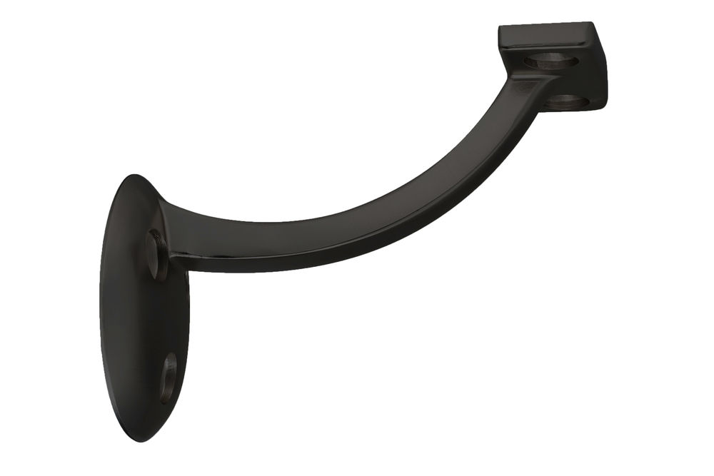 Shop 50 mm Heavy Duty Handrail Bracket, Black (C19) at The Royal Wood