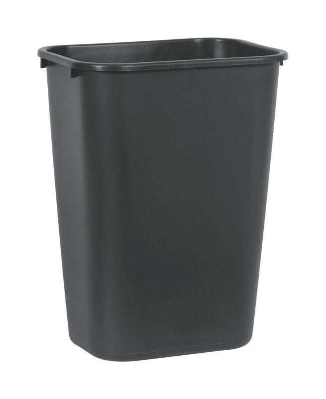 Wastebasket No Lid 41Qt Black at Hill's Ace Hardware & Lumber