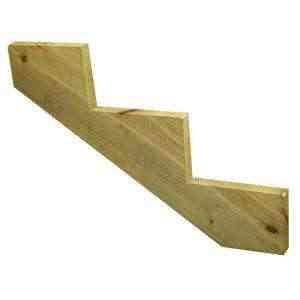 Three Step Stringers 3 Step Stair Stringer at Melrose Lumber Co. | Pressure Treated