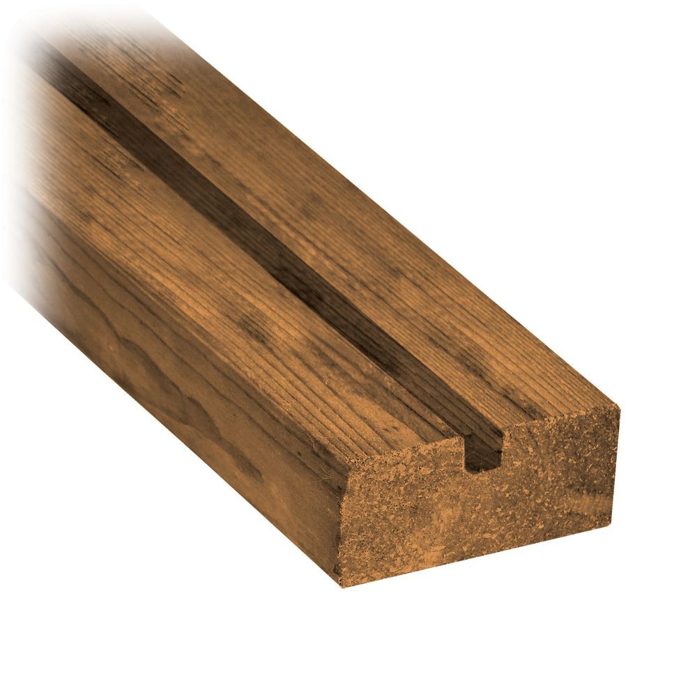 Shop 2x4x8 Grooved Sienna Pressure Treated Lumber At Downtown Lumber