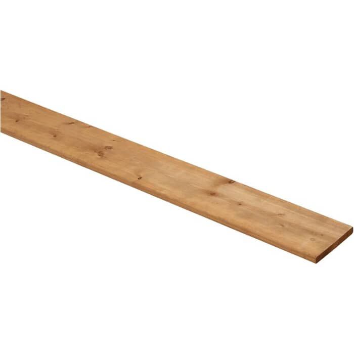 1x6x8' Sienna Pressure Treated Lumber Fence Boards at Downtown Lumber(03)