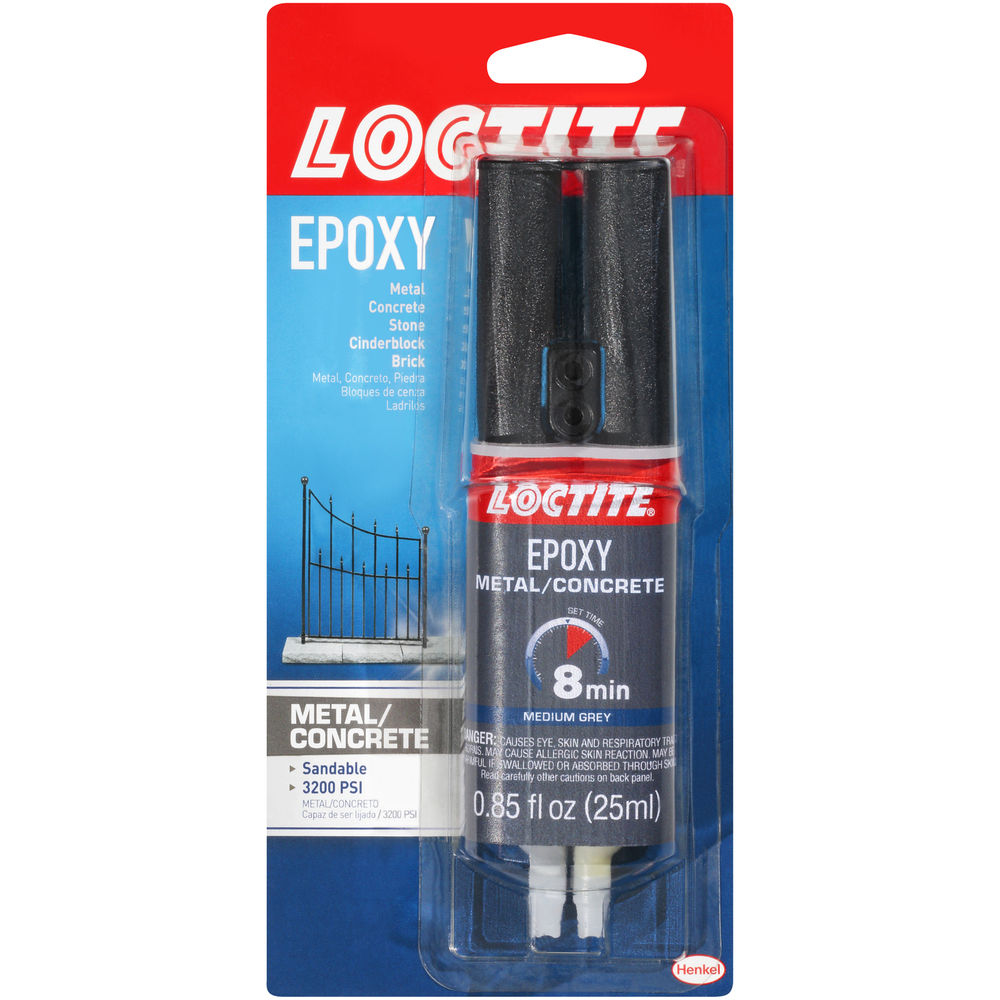 Shop Loctite 1919325 Metal And Concrete Epoxy Gray 0.85 fl. oz. at DB&S