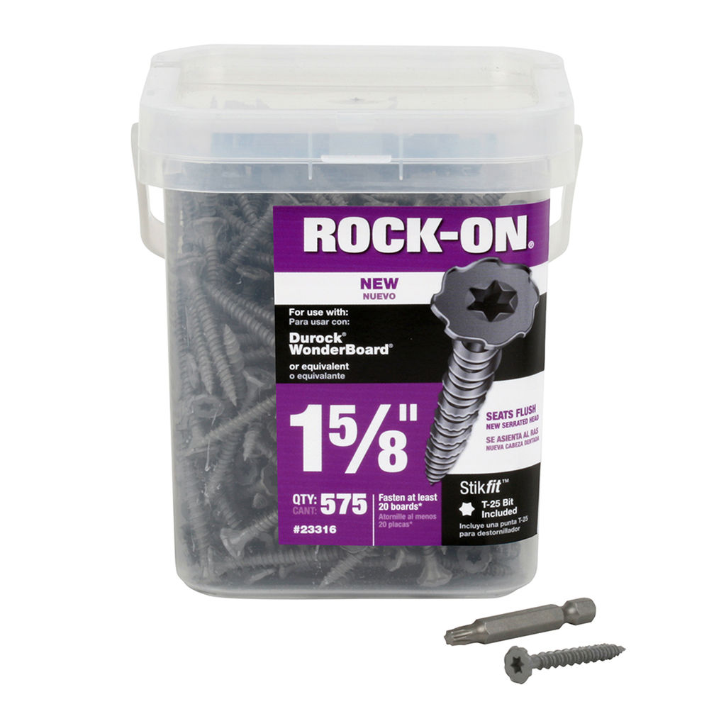 Shop 1 5/8 RockOn Screws For Durock at DB&S Lumber and Home