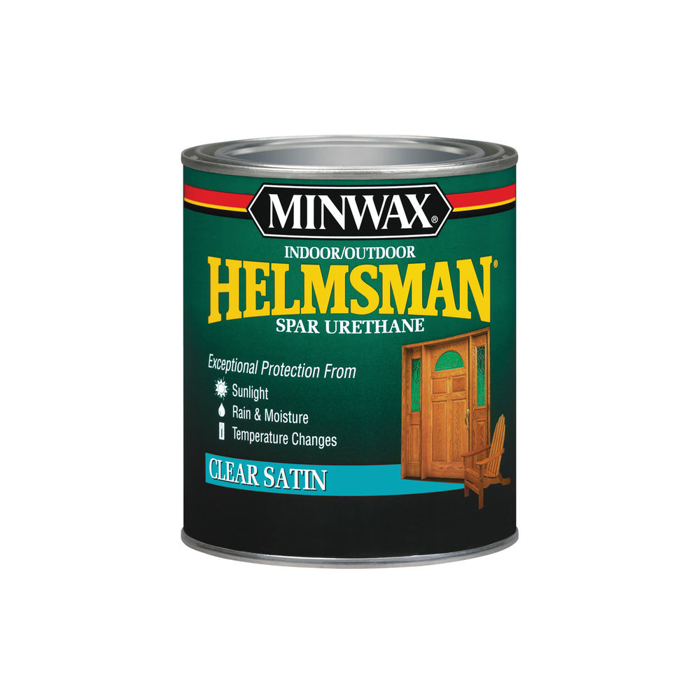 Shop Minwax Helmsman Spar Urethane Indoor/Outdoor Wood Finish Quart