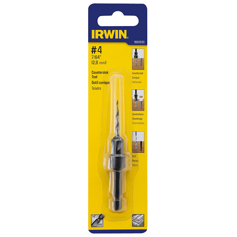 Irwin 7 64 dia steel wood countersink 1 pc at db s lumber and home