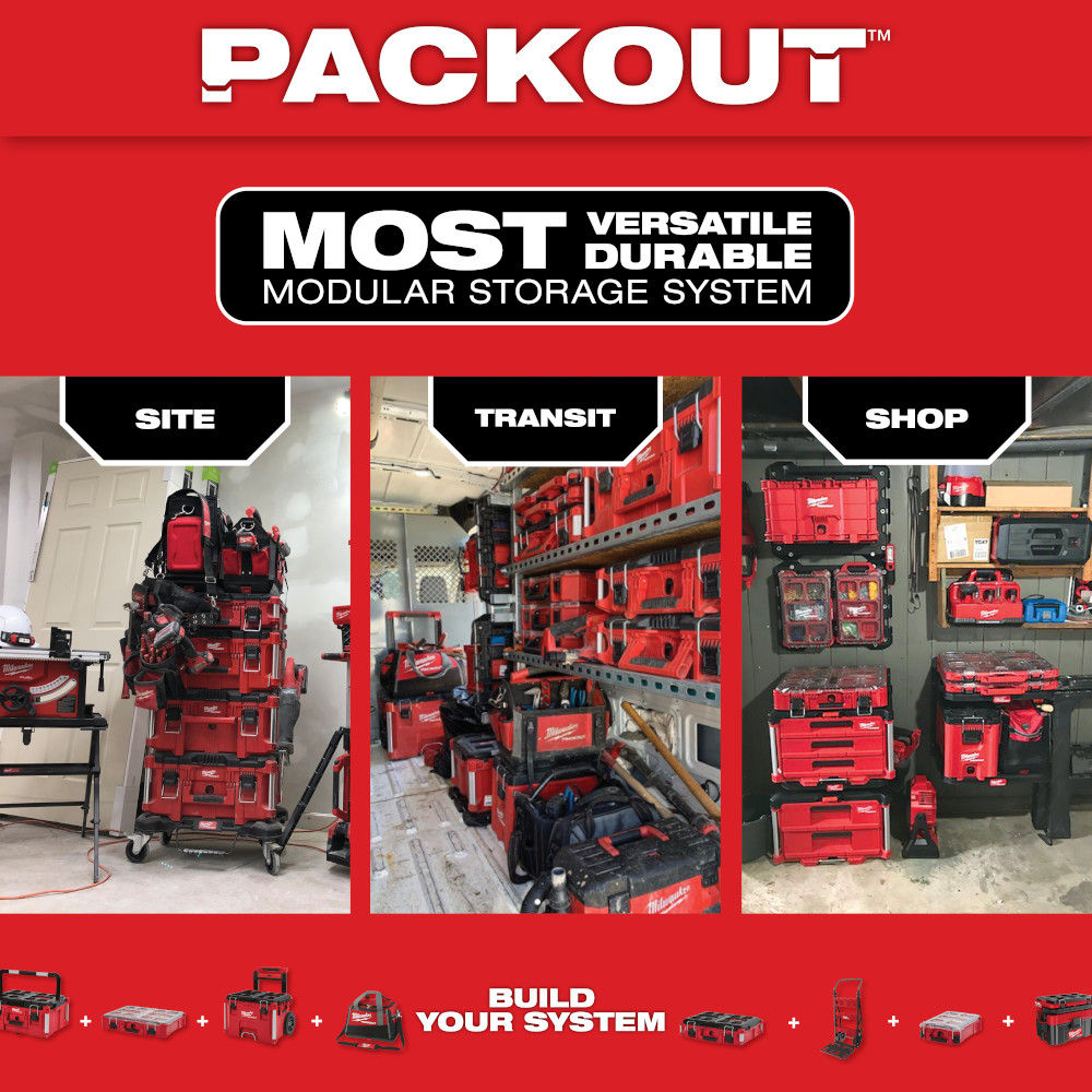 Milwaukee PACKOUT Racking Kit at Vancouver eFasteners Tools & Supply ...