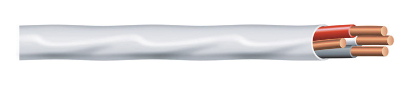Southwire 100 ft. 14/3 Solid Romex Type NM-B WG Non-Metallic Wire at ...