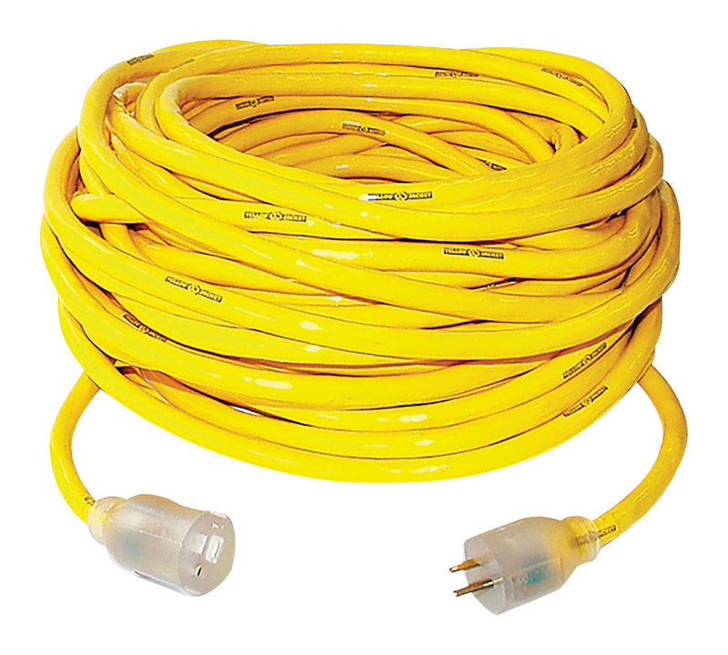 Yellow Jacket Outdoor 50 ft. Yellow Extension Cord 10/3 SJTW at