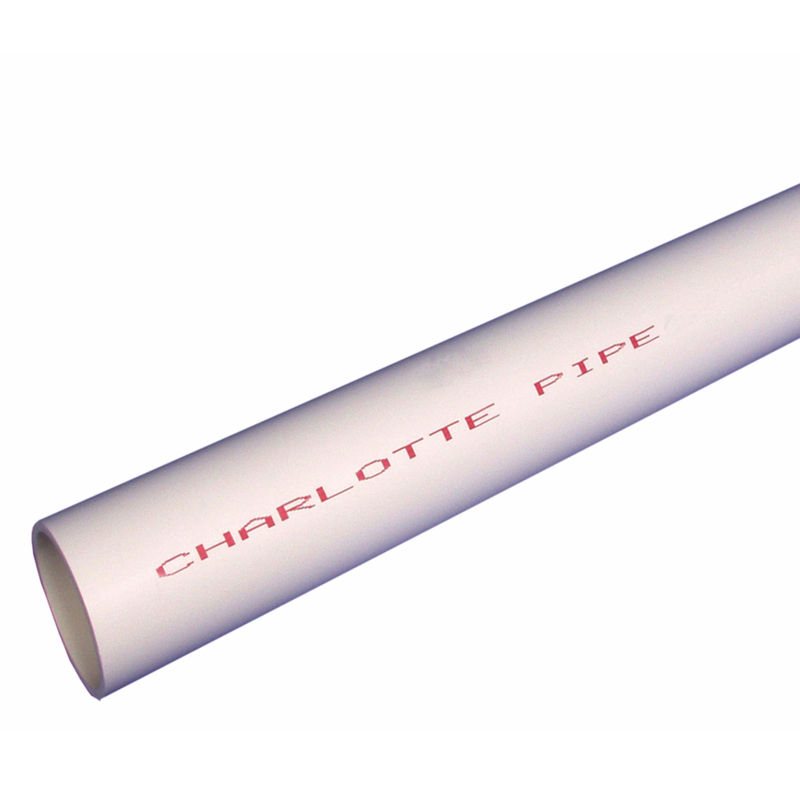 Shop Charlotte Pipe Schedule 40 PVC Pressure Pipe 1/2 in. D x 10 ft. L