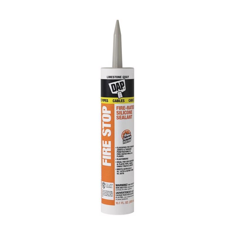 Shop DAP Fire Stop Gray Elastomeric Fire Stop Sealant 10.1 oz at Jaeger