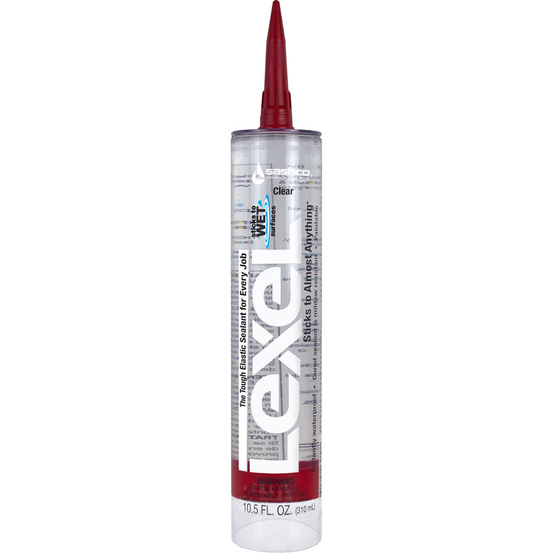 Sashco Lexel Elastomeric Sealant Clear 10.5 oz. at Jaeger Lumber