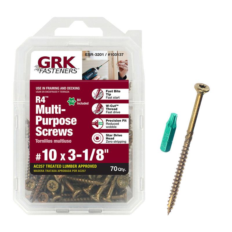 GRK バーバラ　BARBARA GRK Fasteners R4 No. 10 x 3-1/8