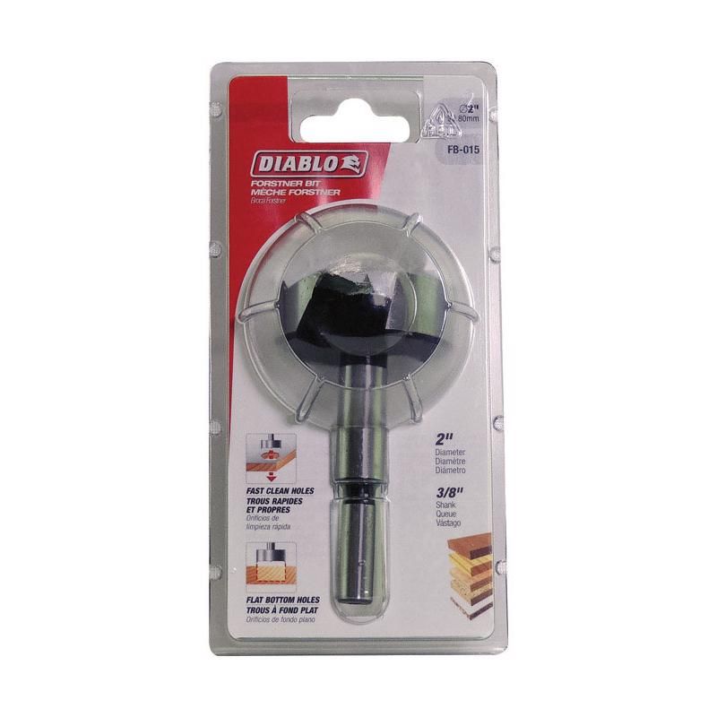 Diablo 2" S x 31/2"L High Speed Steel Forstner Drill Bit 1 Pack at