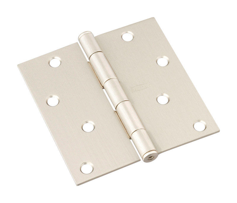 Shop National Hardware Satin Nickel Door Hinge, 4 in. L, 1 pk at Jaeger