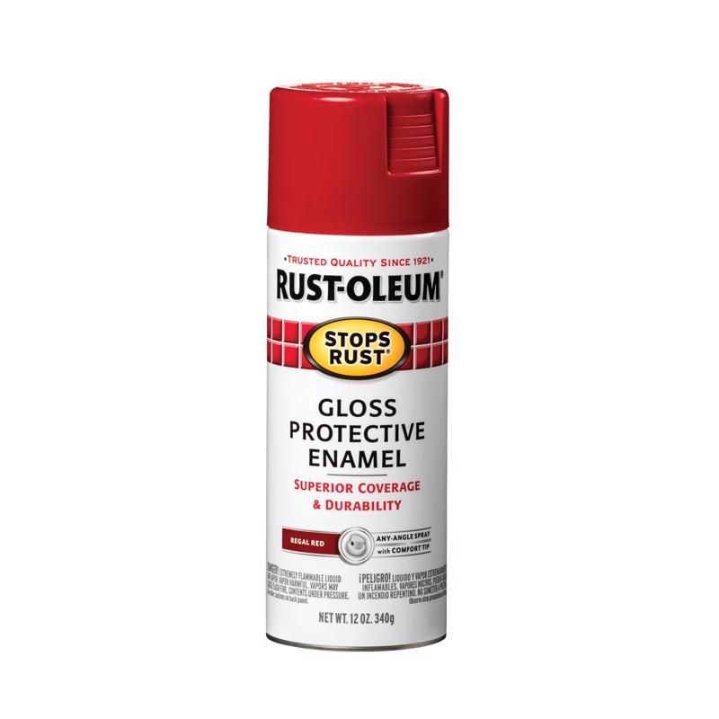 Rust-Oleum Stops Rust Gloss Regal Red Spray Paint 12 oz at Jaeger ...