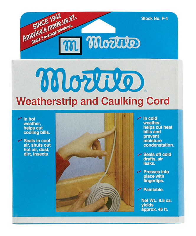 Shop Frost King Mortite Gray Poly Form Caulking Cord for Windows 45' L