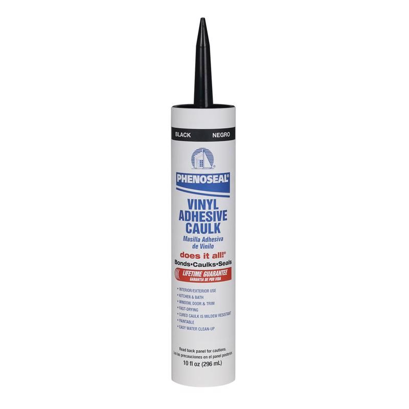 Shop Phenoseal Black Vinyl Kitchen & Bath Adhesive Caulk 10oz at Jaeger Lumber Phenoseal Caulking