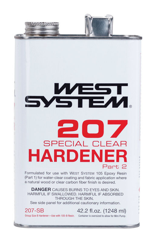 Shop West System 207 Hardener Extra Strength Epoxy Special Clear 42.2