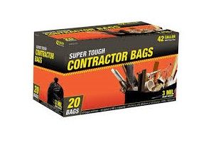 Contractor Bag 42 Gallon Pack 20 3.0M at Ashby Lumber | Contractor