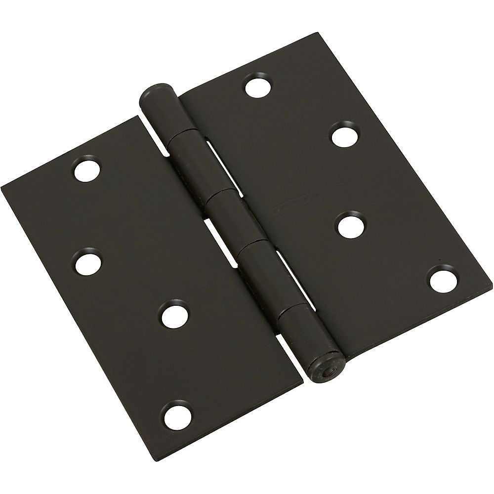 Shop Door Hinge 4" Square Bronze at Ashby Lumber HINGES RESIDENTIAL
