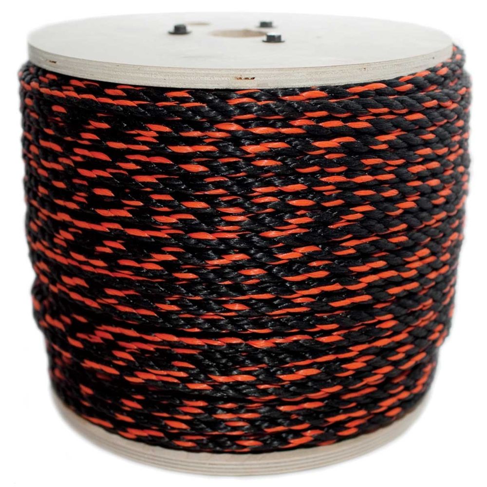 Lumber Jack Ropes CHP Truck Rope Black/Orange 1/2