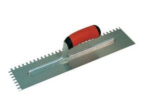 FlorCraft® 1/4" X 1/4" X 1/4" Square-Notch Trowel With Plastic Handle At Menards - View #11