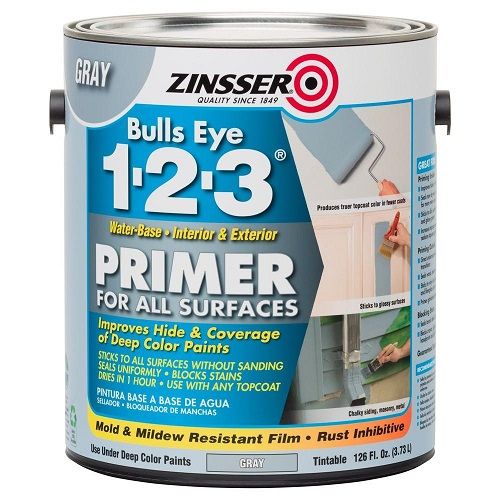 Shop Zinsser Bulls Eye 123 Primer Gallon Gray at Ashby Lumber Primers