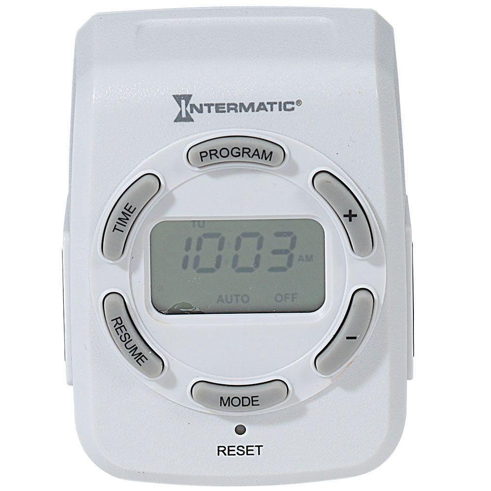 Digital Timer 2 Outlet Indoor White at Ashby Lumber | Indoor