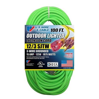12/3 Extention Cord Green 100' at Ashby Lumber | Contractor
