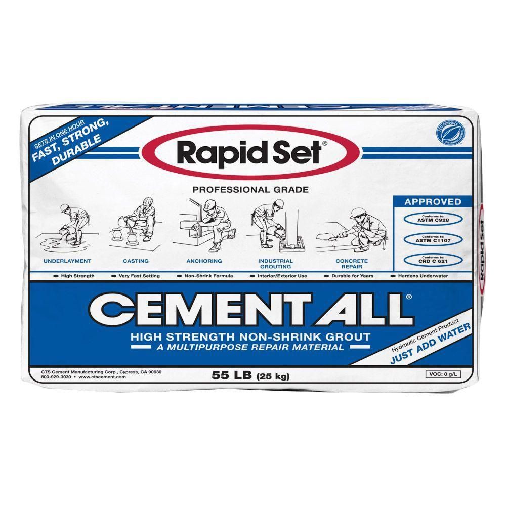 RapidSet Non-Shrink Grout Blue 55lb at Ashby Lumber | Non-Shrink Grout
